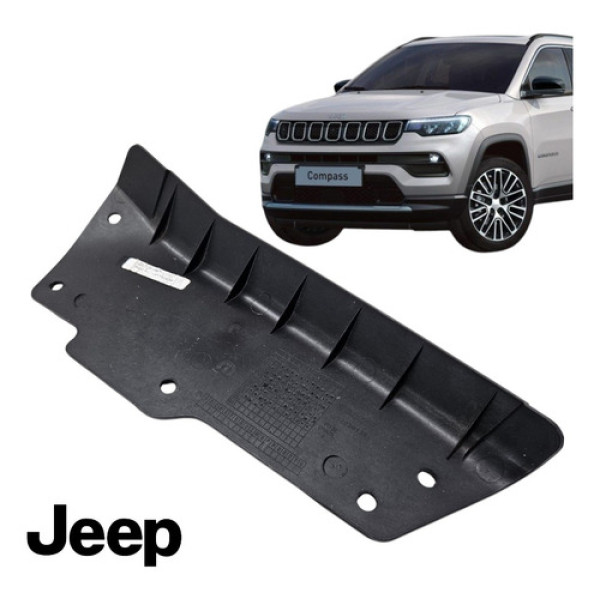 Acabamento Interno Cofre Motor Jeep Compass 2016 A 2022 Orig Preto