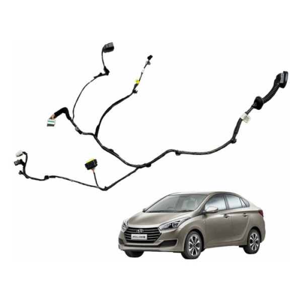 Chicote Da Porta Dianteira Esquerda Hyundai Hb20s 