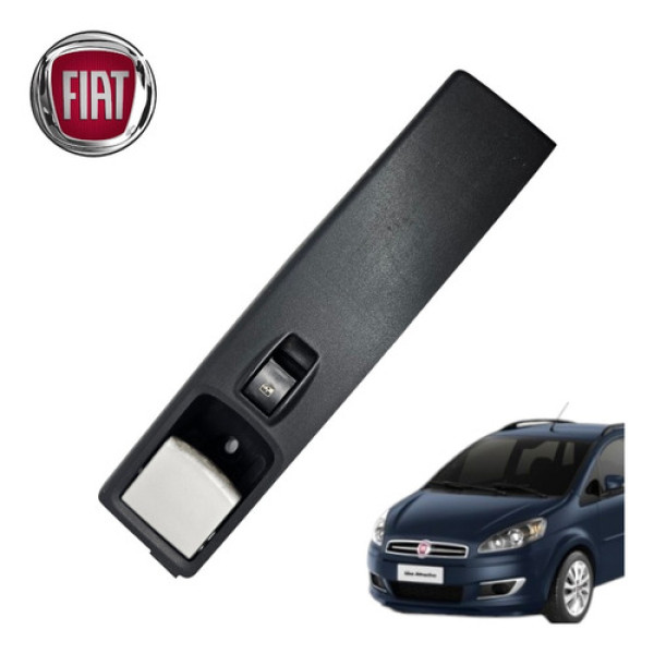 Moldura Maçaneta Interna Dianteira Direita Ideia Attractive  Preto Dianteira