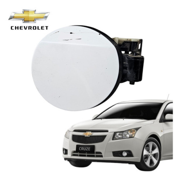 Portinhola Tanque Combustível Completo Gm Cruze 2013 A 2015 Branco 2013