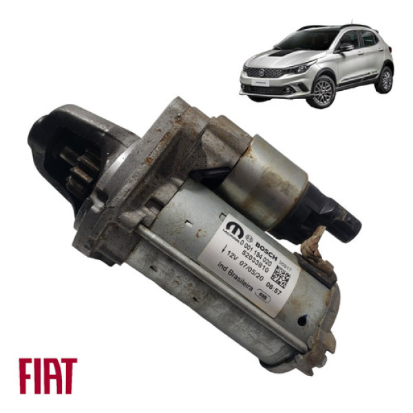 Motor Partida Arranque 1.3 4cc Fiat Argo Cronos Mobi Firefly