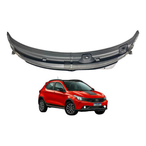 Friso Acabamento  Churrasqueira  Fiat Argo Trekking 2020  Preto