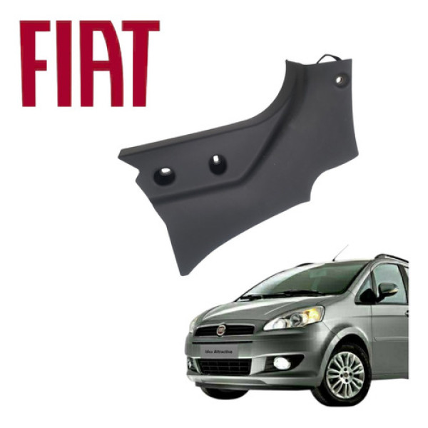 Acabamento Soleira Dianteira Esquerda Idea Attractive 2012 Preto