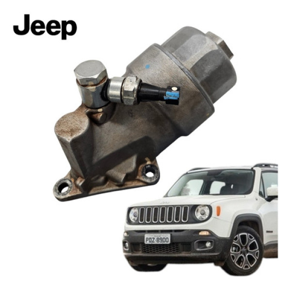 Suporte Filtro Óleo Jeep Renagede 1.8 2016 A 2019 Etork 