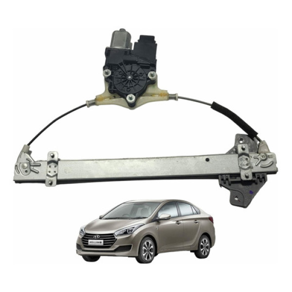 Maquina Vidro Traseira Esquerda Hyundai Hb20s