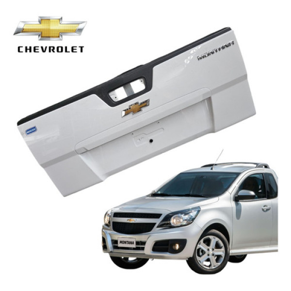 Tampa Traseira Caçamba Gm Montana 2011 A 2021 Original Branco