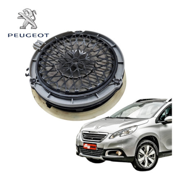 Alto Falante Com Suporte Peugeot 2008 208 2015 A 2020 Orig Preto