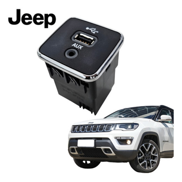 Entrada Usb Auxiliar Jeep Compass 2016 A 2021 Original