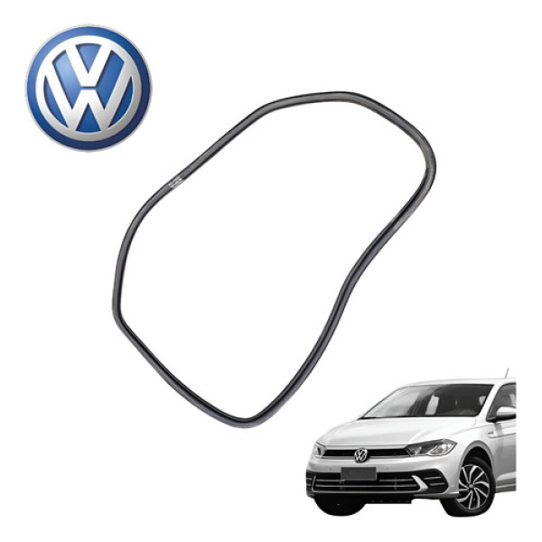 Borracha Carroceria Tampa Traseira Vw Polo 1.0 Track 2025 Preto