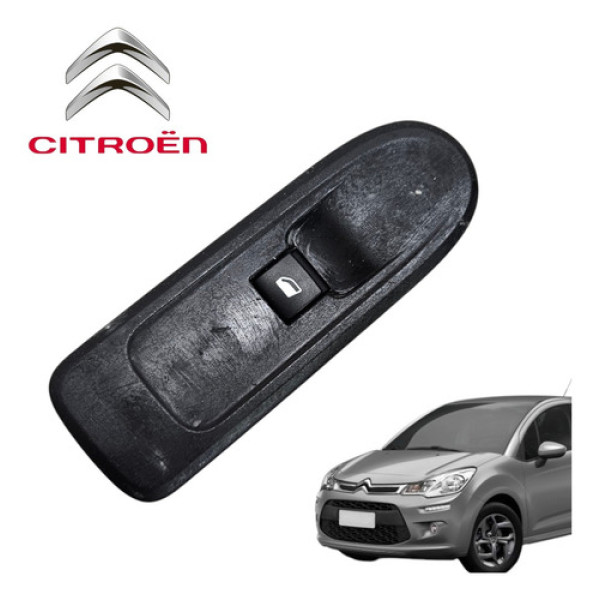 Comando Botão Vidro Elétrico Citroën C3 Exclusive 2012 2016