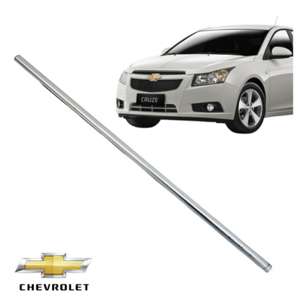 Pestana Friso Externo Cromado Dianteiro Esquerdo Cruze 2013 - Cromado