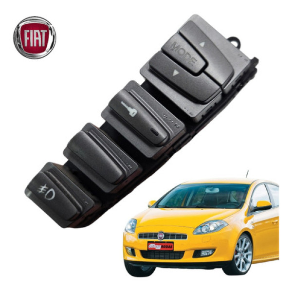 Botão Milha Trava Painel Central Fiat Bravo Tjet 2015 Orig