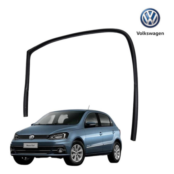 Borracha Canaleta Porta Traseira Direita Vw Gol 2017 A 2021