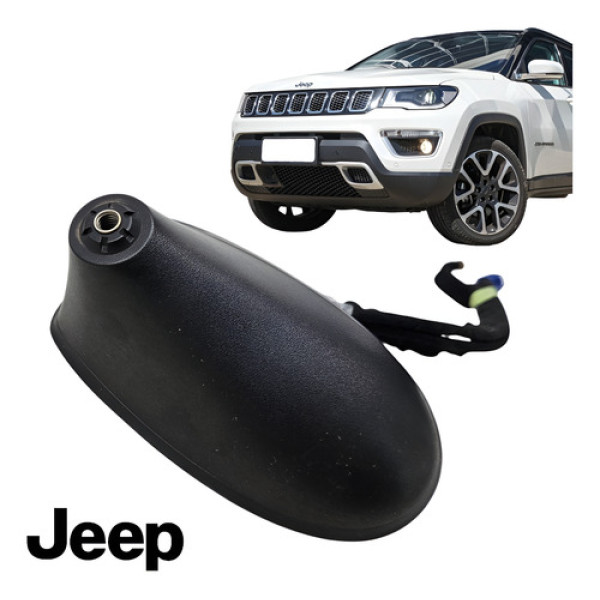 Base Antena Teto Jeep Compass Toro Limited 2016 A 2021 Orig Preto