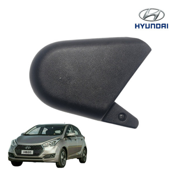 Acabamento Banco Dianteiro Direito Hyundai Hb20s 2016 A 2019 - Preto