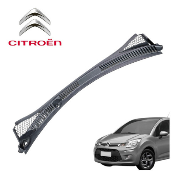 Grade Churrasqueira Parabrisa Citroën C3 Ds3 2012 A 2016 Ori Preto