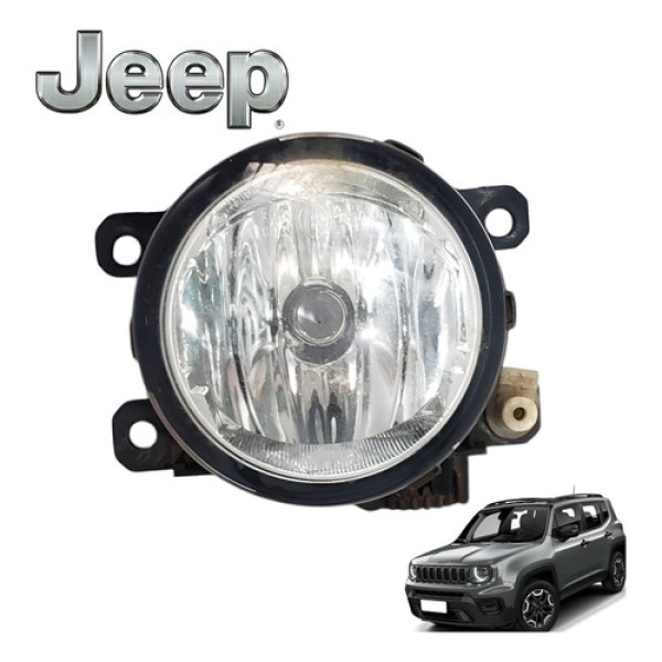 Farol De Milha Neblina Lado Esquerdo Jeep Renegade Âmbar