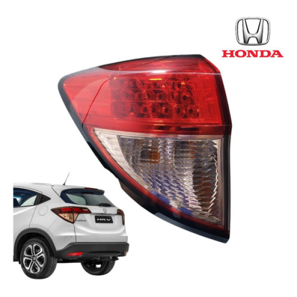 Lanterna Traseira Esquerda Honda Hr-v 2015 A 2019 Original  Esquerdo/motorista Vermelho