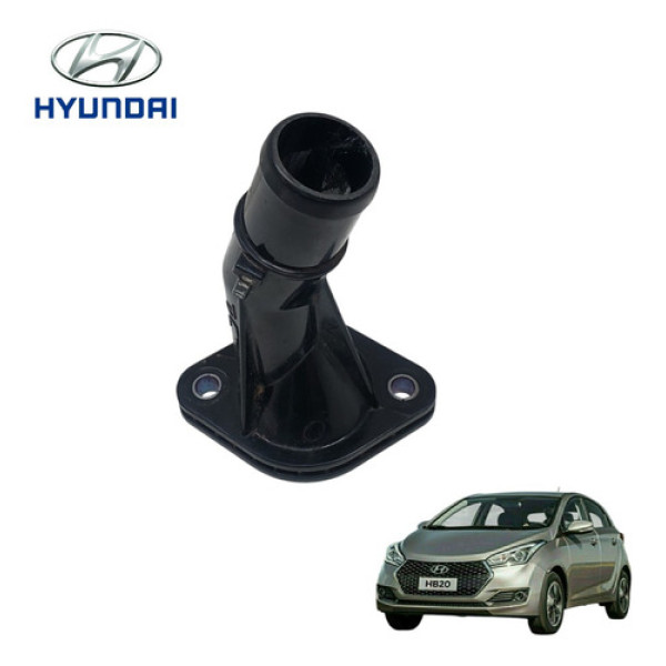 Flange Válvula Termostatica Hyundai Hb20s I30 Veloster 2015