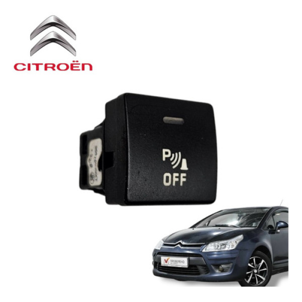 Botão Sensor Estacionamento Citroën C4 2011 Original 