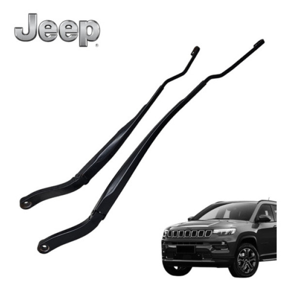 Par Braço Limpador Parabrisa Jeep Compass 1.3 Longitude 2022