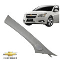 Acabamento Coluna Parabrisa Esquerda Com Tweeter Cruze 2013  - Cinza