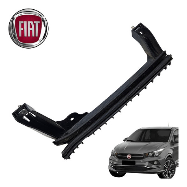 Canaleta Guia Vidro Dianteiro Direito Fiat Cronos Drive 2020 - Preto