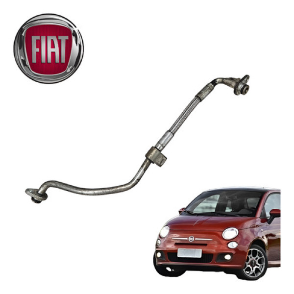 Mangueira Água Motor Fiat 500 1.4 Sport Air 2012 A 2015 Orig Cinza