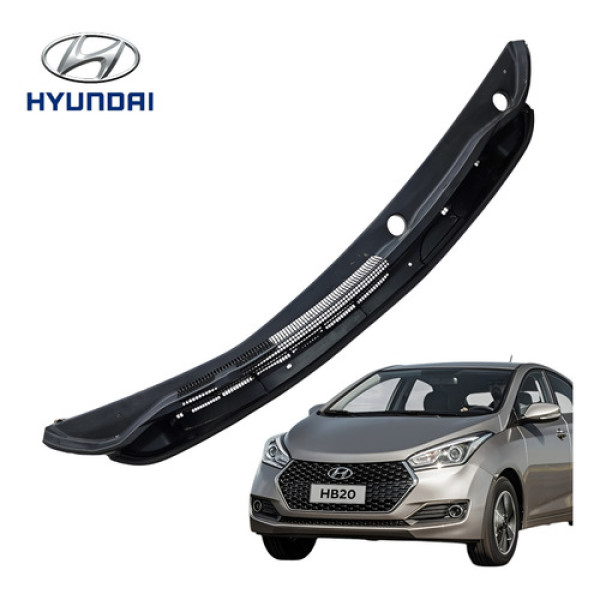 Grade Churrasqueira Parabrisa Hyundai Hb20 2013 A 2019 Orig Preto
