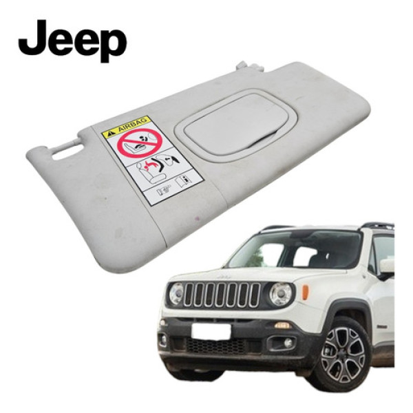 Parasol Quebrasol Direito Passageiro Jeep Renegade C Detalhe