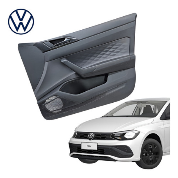 Forro Porta Dianteiro Direito Vw Polo Virtus 2020 A 2025