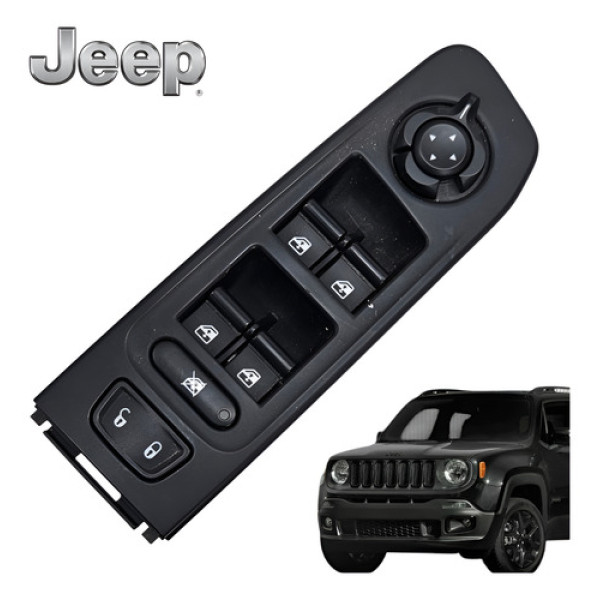 Botão Comando Vidro Elétrico Jeep Renegade Longitude 2018