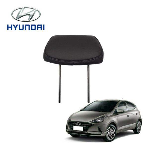 Encosto Cabeça Banco Traseiro Direito Hb20 Tgdi Marrom 2022 Marrom