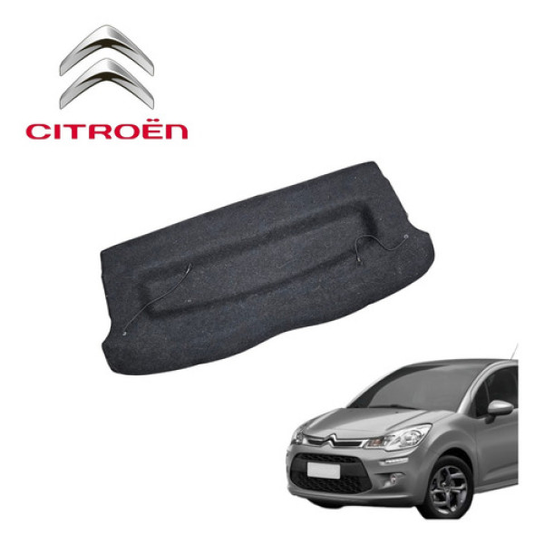 Tampão Bagagito Citroën C3 1.6 Exclusive 2012 A 2016 Origin Preto