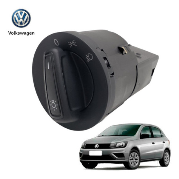 Botão Interruptor Luz Farol Vw Gol Voyage G7 G8 2017 A 2023