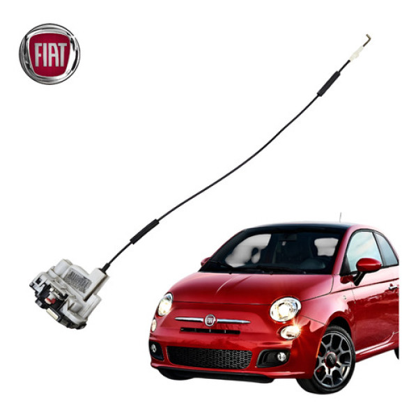 Fechadura Elétrica Porta Esquerda Fiat 500 2012 A 2015 Orig