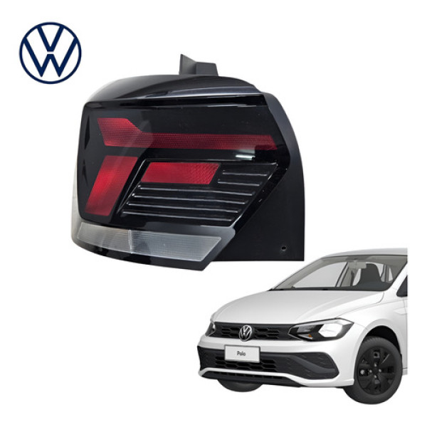 Lanterna Traseira Esquerda Vw Polo Track 2023 A 2025 Orig Esquerdo/motorista Vermelha