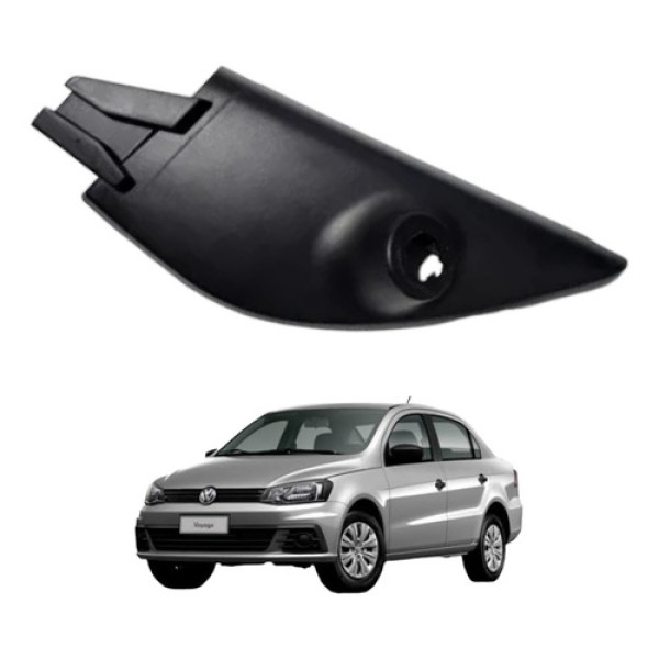 Acabamento Interno Retrovisor Moldura Esquerdo Volkswagen  - Preta