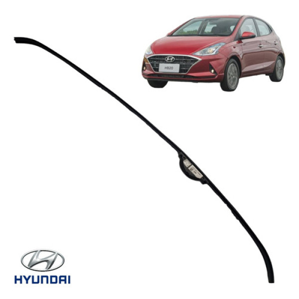 Borracha Grade Churrasqueira Hyundai  Hb20  2020 A 2022