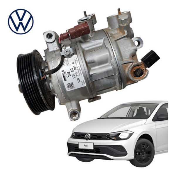 Compressor Ar Condicionado Vw Polo Nivus 1.0 2023 A 2025