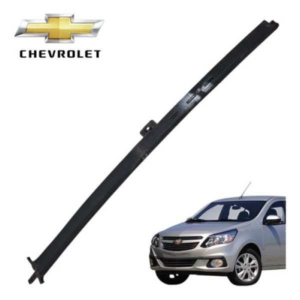 Canaleta Guia Vidro Traseiro Esquerdo Gm Agile Ltz 2012 Orig Preto