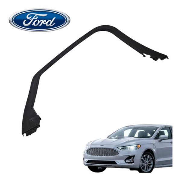 Friso Acabamento Dianteiro Esquerdo Fusion Titanium 2015 Ori