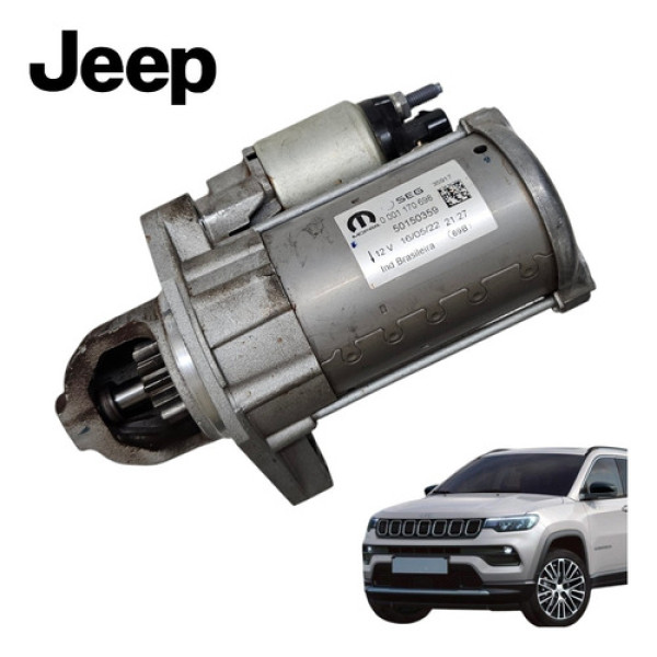 Motor Partida Start Stop Jeep Compass 1.3 Longitude 2022 Ori