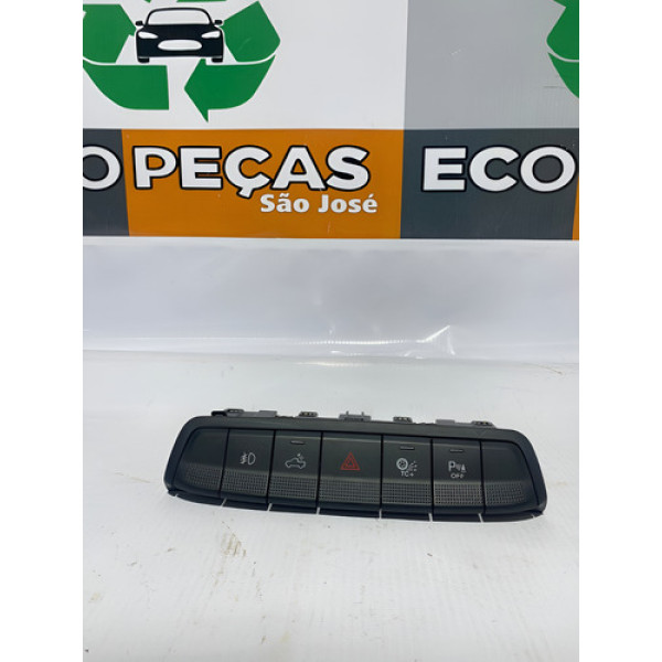 Botão Pisca Alerta Farol Milha Fiat Strada Freedom 2020 Preto