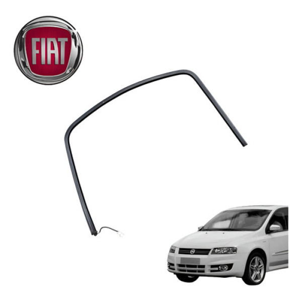 Pestana Interna Dianteira Direita Fiat Stilo 1.8 2005 Origin Preto