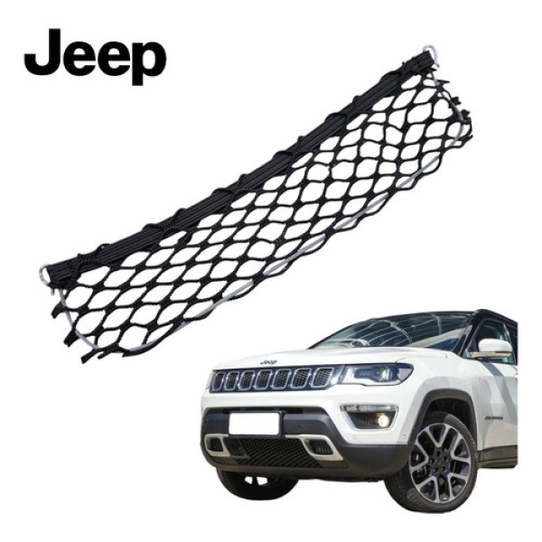 Acabamento Porta Objetos Tela Jeep Compass 2016 A 2020 Orig