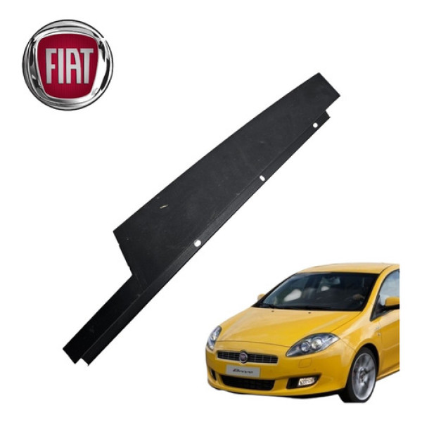 Moldura Coluna Porta Dianteira Direita Fiat Bravo Tjet 2014 Preto