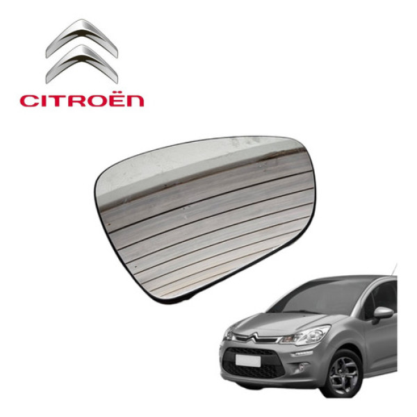 Lente Retrovisor Direito Citroën C3 2012 A 2016 Original