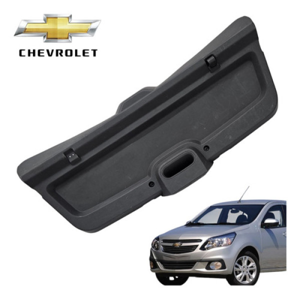 Acabamento Tampa Porta Mala Chevrolet Agile 1.4 Ltz 2011 Ori Preto