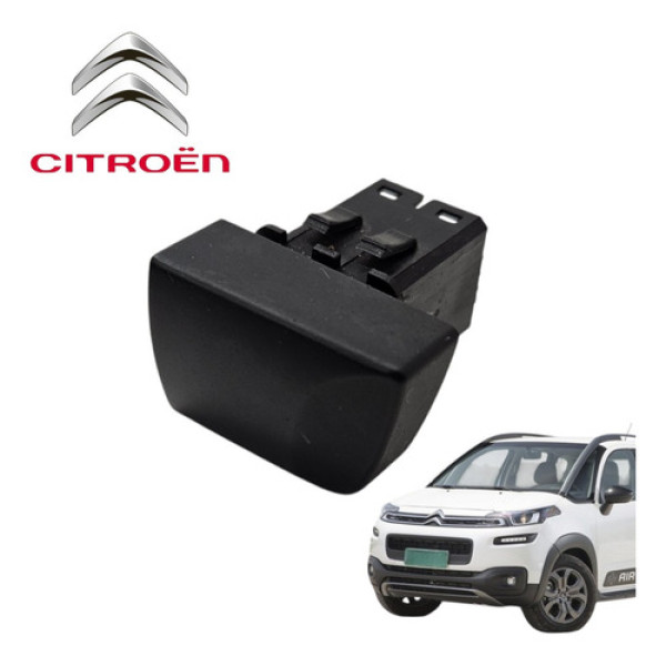 Botão Falso Painel Citroën Aircross 1.6 Glx 2011 A 2015 Orig Preto